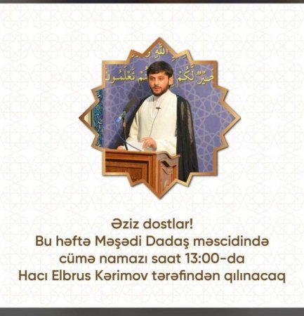 Hacı Şahindən sonra Məşədi Dadaş məscidində cümə namazını kim qıldıracaq? 