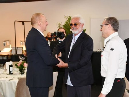 İlham Əliyev və Mehriban Əliyeva “Formula-1” Azərbaycan Qran-prisinin əsas yarışına baxıblar - YENİLƏNİB+FOTOй