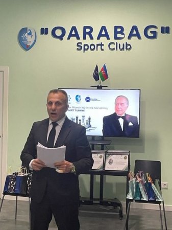 Rotterdamda Heydər Əliyevin 100 illiyinə həsr olunmuş şahmat turniri təşkil edilib - FOTO