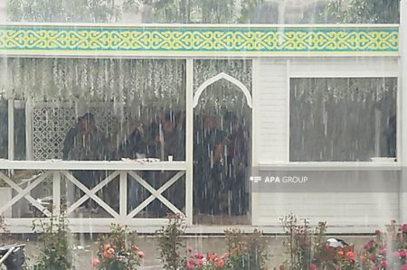 Şuşaya leysan və dolu yağdı