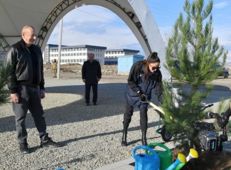Ağdam şəhər Mərkəzi parkının təməli qoyulub - FOTO