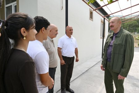 Prezident İlham Əliyev iyulun 11-də Xocavənd rayonunun Quzeyxırman kəndində olub